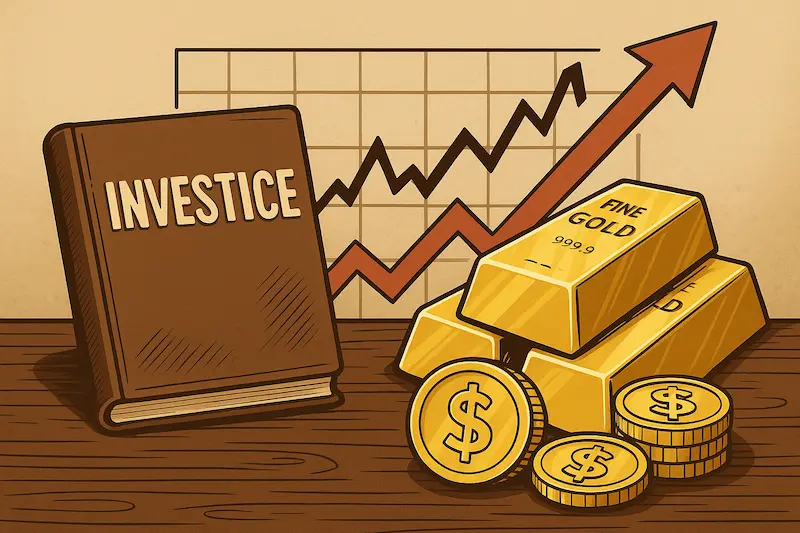 nvestice do zlata – pět hlavních důvodů, proč se vyplatí začít právě teď